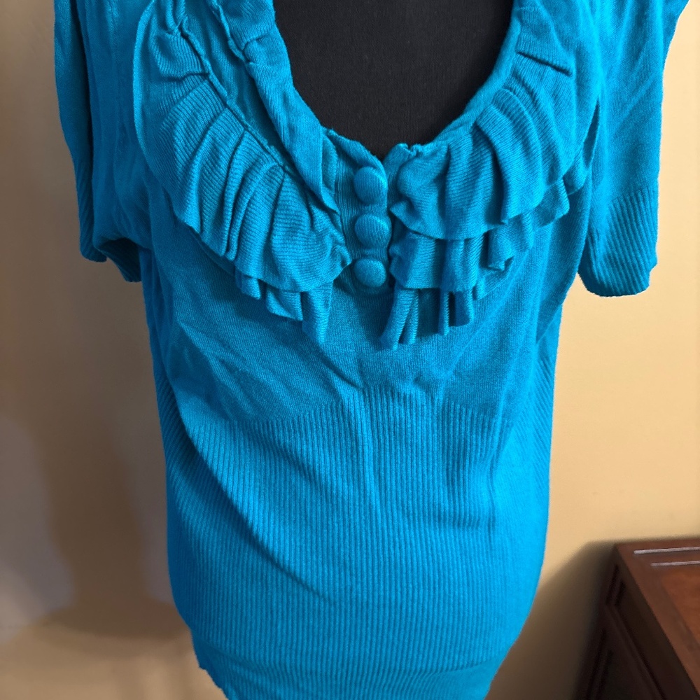 Aqua blouse